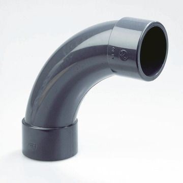 PVC HD bocht 90gr 40 mm